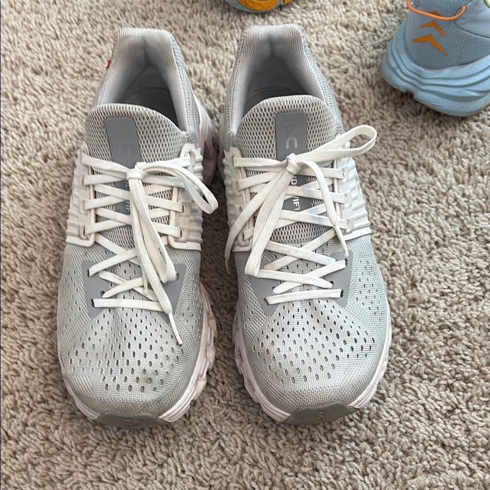 On cloud shoes